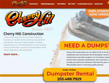 Tablet Screenshot of cherryhillinc.com